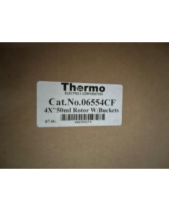 New Thermo Scientific IEC Centrifuge Swinging Bucket Rotor Buckets 4x 750 ml