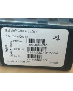 New Waters HPLC Column Biosuite C18 2 1x150mm 3 5u 186002435 fvef