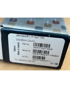 New Waters HPLC Column  Bondapak C18 Column  3 9 mm X 30 cm WAT027324 vzed