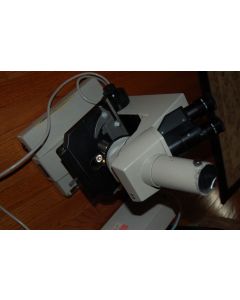 Nikon Labophot trinocular Microscope Achr ApI WHK 10x 20 L Plan DPlan 100