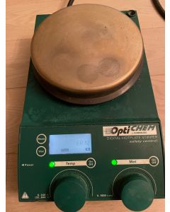 Optichem Chemglass IKA stirrer digital plate magnetic safety control