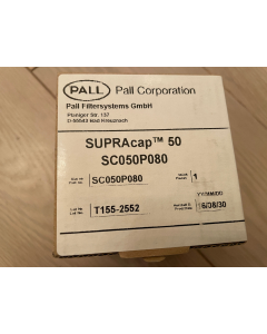 Pall SC050P080 Supracap 50 Depth Filter Capsule P080 media 1 3  m luer lock