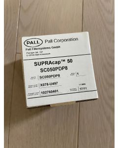 Pall SC050PDP8 Supracap 50 Depth Filter Capsule PDP8 media 6 30  m luer lock