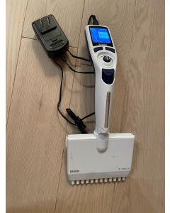 Rainin E4 XLS multichannel pipet electronic 20 300 ul charger digital LTS