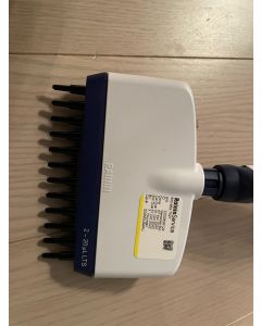 Rainin E4 XLS multichannel pipet set electronic 2 20ul LTS 12 channel charge