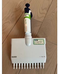 Rainin Pipet lite XLS Pipettor pipet LTS multichannel L10 1 10ul 12 channel stf