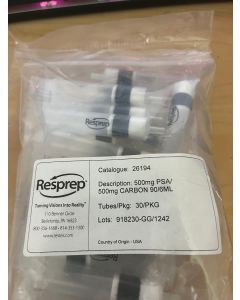 Restek Resprep Combo Cartridges 500mg PSA  500mg Carbon 90  6mL  pk 30 26194