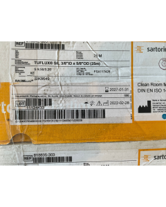 Sartorius TruFlux SIL Tubing 3 8 in  ID x 5 8 in  OD 25 m FSA117428 xz