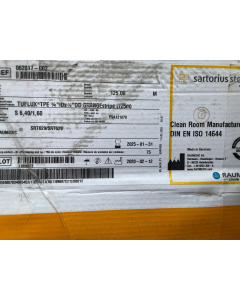 Sartorius TruFlux TPE Tubing 1 4in  ID x 3 8 in  OD 125 m FSA121870 orange