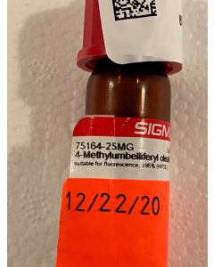 Sigma 4 Methylumbelliferyl oleate 75164 fluorogenic fluorescence 25mg