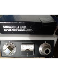 Sorvall centrifuge microcentrifuge microspin 24S tubes Dupont 13000 rpm max 1 5