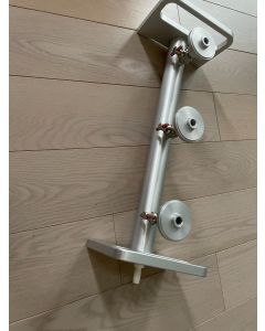 Stainless Steel Vacuum Manifold with 3 ports Multi Position 3 port filtration z