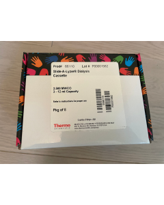 Thermo 66110 Slide A Lyzer Dialysis Cassette 3500 MWCO 3 12 ml Pierce 8 pcs
