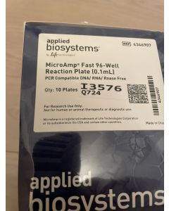 Thermo Applied MicroAmp Optical 96 Well reaction Plates 4346907 0 1 ml PCR