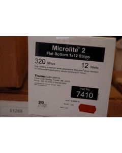 Thermo Microlite 2 removawell 12 wells strip strips flat EIA 7410