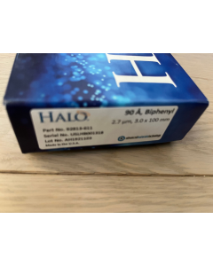 Used HPLC Column Halo Biphenyl 2 7um 3x100mm 90A 92813 611 opened dew