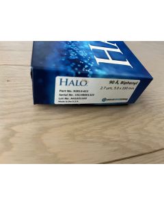 Used HPLC Column Halo Biphenyl 2 7um 3x100mm 90A 92813 611 opened dlk