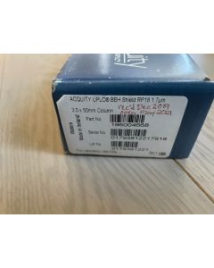 Used UPLC column Waters Acquity BEH Shield RP18 1 7 um 3x50 mm 186004668