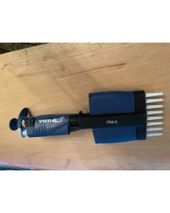 VWR Pipettor pipet multichannel 50ul 5 50 ul 8 standard tips