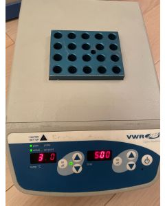 VWR digital heatblock block dry heat 12621 084 1 5 ml 2 heating 12 mm