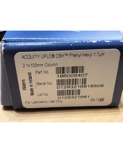 Waters 186005407 Acquity UPLC CSH Phenyl Hexyl HPLC 1 7  m  2 1 mm X 100 mm z