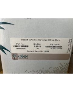 Waters Oasis WAX 6cc 500mg LP Extraction cartridges 186004647 vac