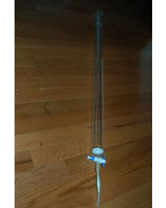 glass chromatography column preparative prep 40 mm Glassblowers liquid LC 96c