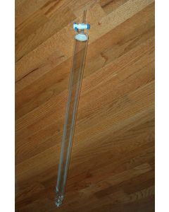 glass chromatography column preparative prep 55cm Glassblowers liquid LC 100cm