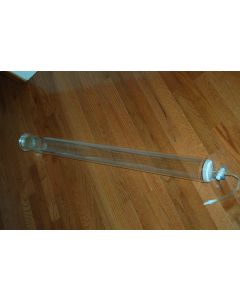 glass chromatography column preparative prep Glassblowers liquid LC 1m thick wa