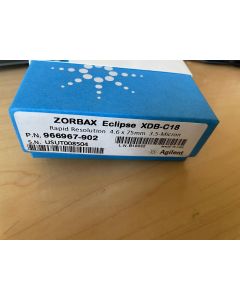new Agilent RR Eclipse XDB C18 3 5  m  4 6 x75 column HPLC 966967 902 sealed