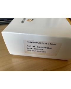new Varian Inertsil Phenyl 3  5   4 6x75 HPLC 0403 075X046 sealed agilent
