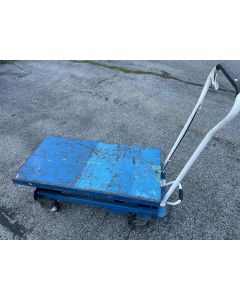 rolling Low Profile Scissor Lift Table 1100 lbs 500 kg Hydraulic cart heavy dut