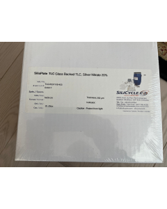 silicycle Siliaplate TLC plate silica Silver nitrate 5x20 cm TLG R23711B 423