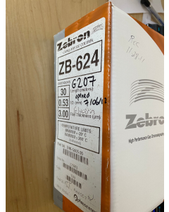 used Phenomenex column ZB 624  GC Cap Column 30 m x 0 53 mm x 3  7HK G005 36