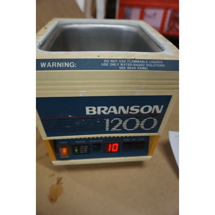 Branson Ultrasonic Cleaner waterbath water bath 1200 120V sonic digital