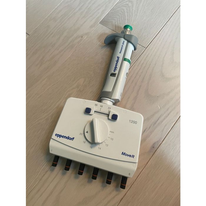 Eppendorf Pipettor pipet multichannel 6 channel Move It Adjustable 1200 ul