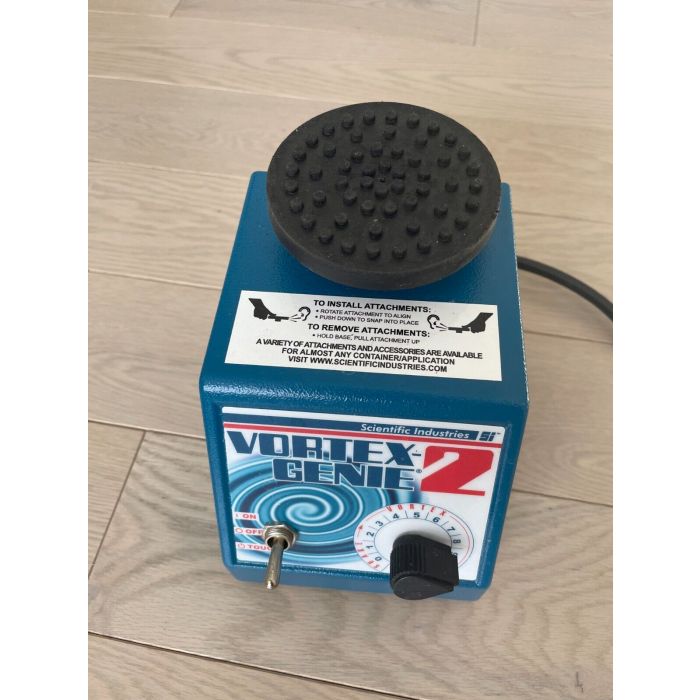 SI Genie 2 vortexer vortex shaker mixer used lab rotator mini touch vied